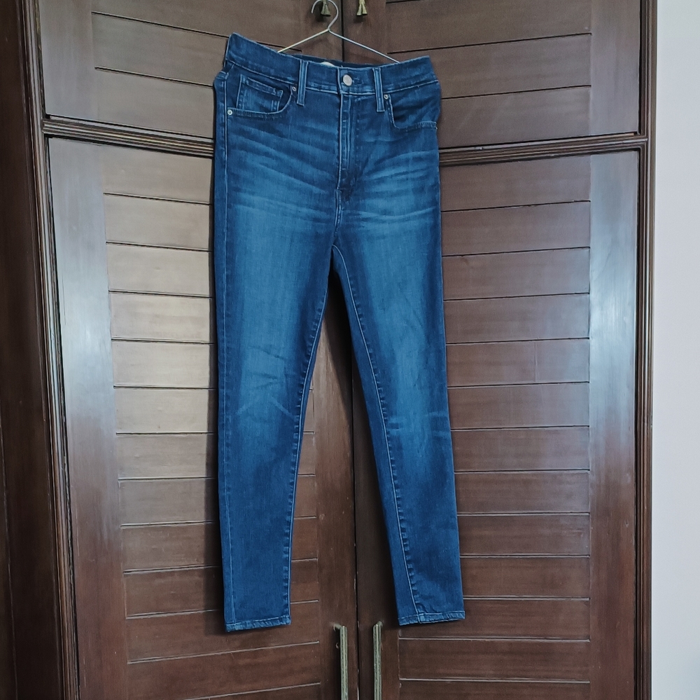 LEVI'S Blue Mile high Super skinny Jeans - Picture 1 of 15